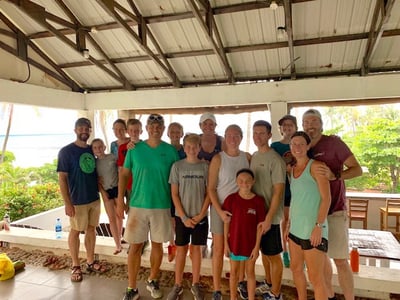 ENLACE family serving trip in El Salvador