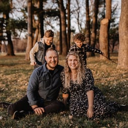 Matt, Megan and kids!